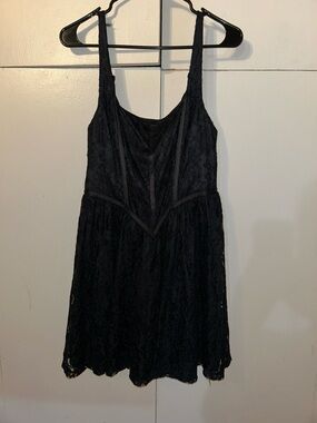 SHEIN black lace dress size large